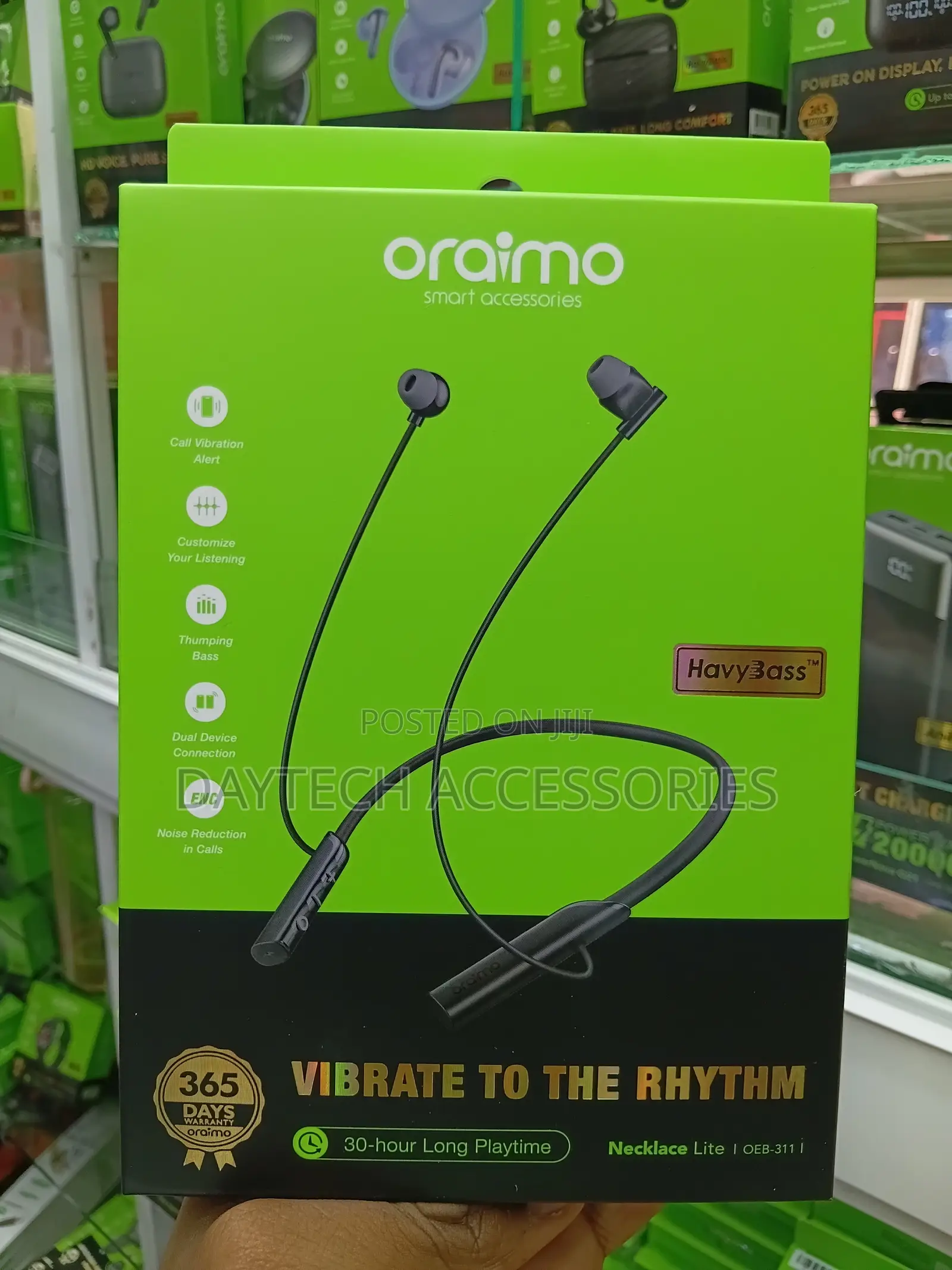 The Oraimo Necklace Lite (OEB-311) Wireless Neckband Earphones
