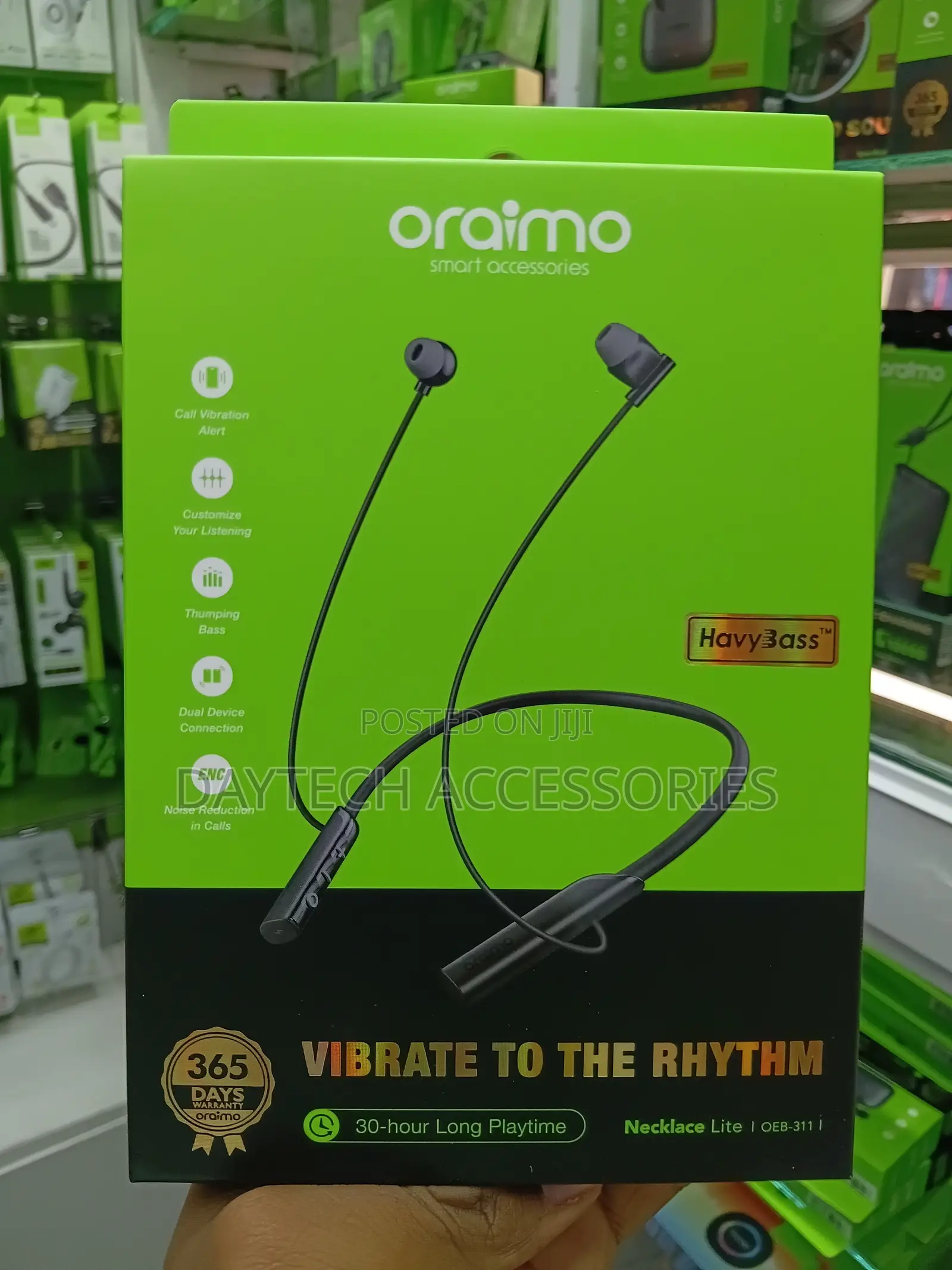 The Oraimo Necklace Lite (OEB-311) Wireless Neckband Earphones