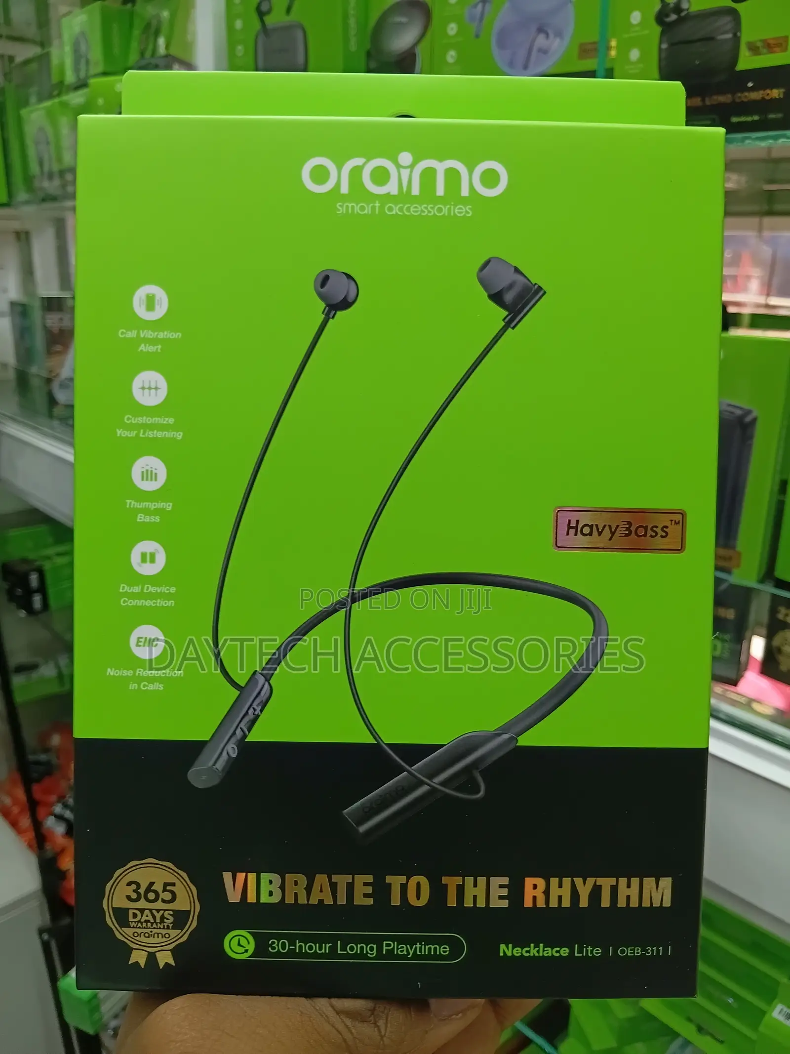 The Oraimo Necklace Lite (OEB-311) Wireless Neckband Earphones