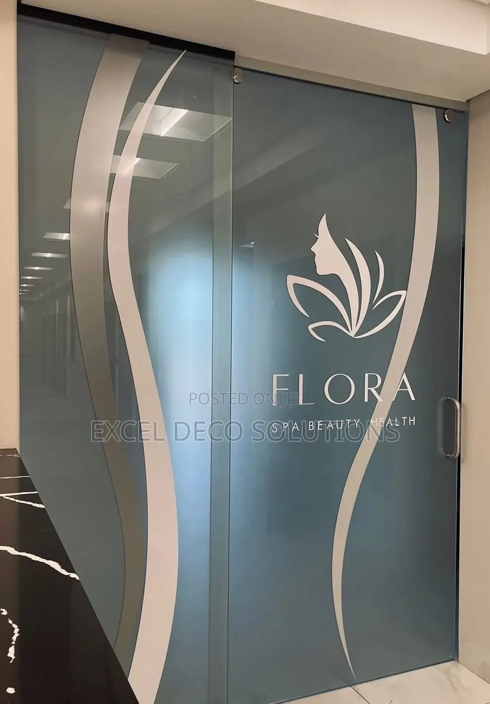 Printable Frosted Privacy Film 1.2m Wide - Custom Logo Glass Vinyl