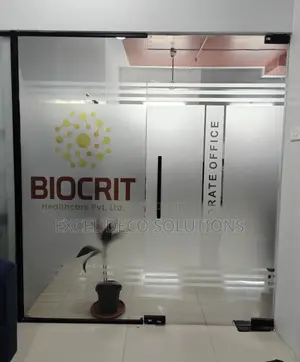 Printable Frosted Privacy Film 1.2m Wide - Custom Logo Glass Vinyl