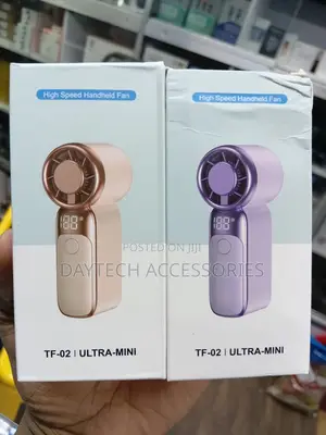 TF-02 ULTRA Mini Turbo Hand Held Rechargeable Personal Fans.