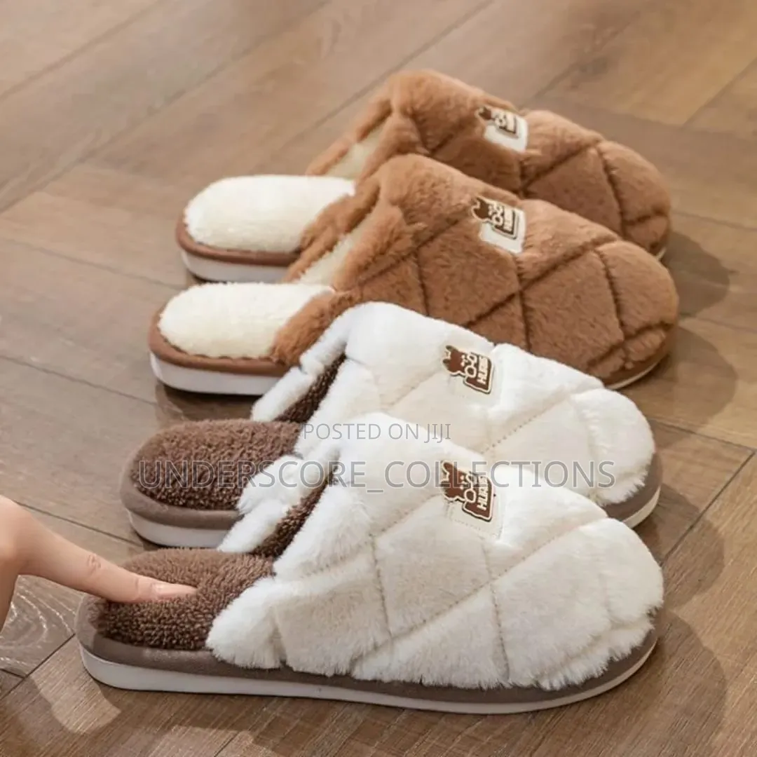 Warm Fleece Indoor Slippers