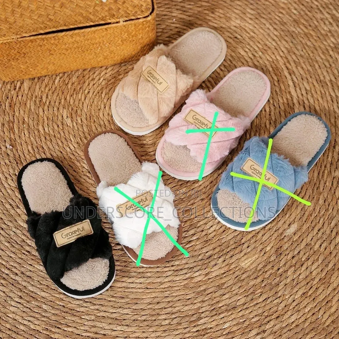 Warm Fleece Indoor Slippers