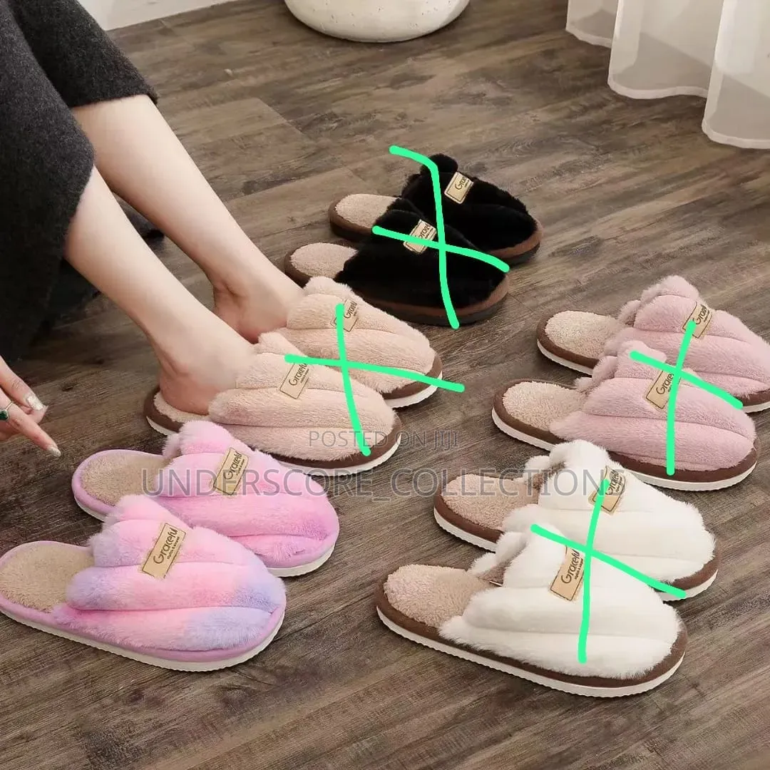Warm Fleece Indoor Slippers