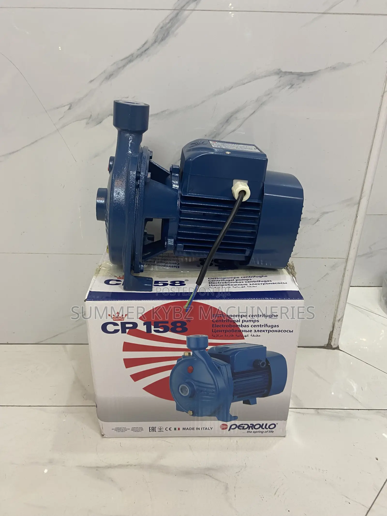 A Pedrollo CP 158 Centrifugal Electric Water Pump 1(HP)