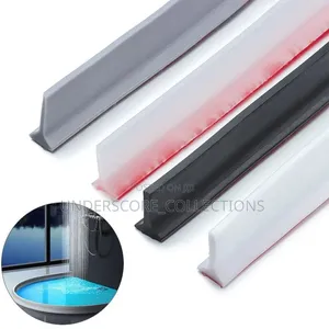 Silicone Shower Barrier Bathroom Water Stopper