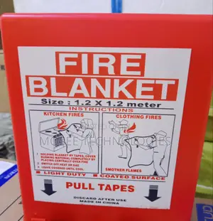 Portable Fire Safety Blanket 1.2 × 1.2M With Protective Case