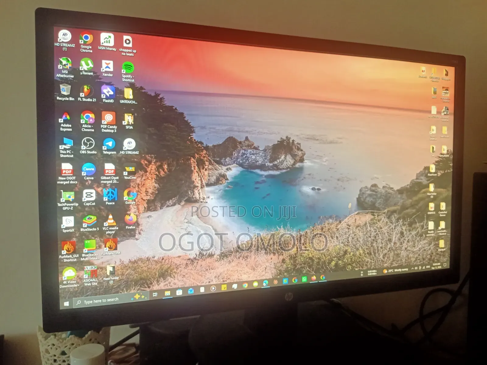 24 Inch HP Monitor for Sal