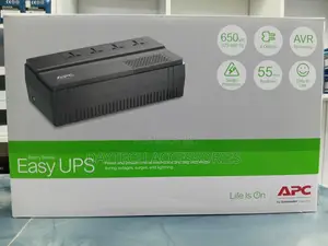 APC EASY UPS 650VA 375W Battery Backup Surge Protection - Black