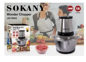 Sokany 2l Steel Electric Chopper