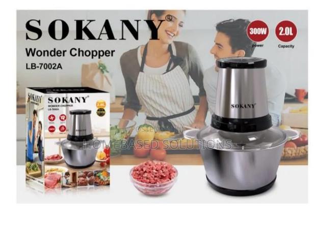 Sokany 2l Steel Electric Chopper