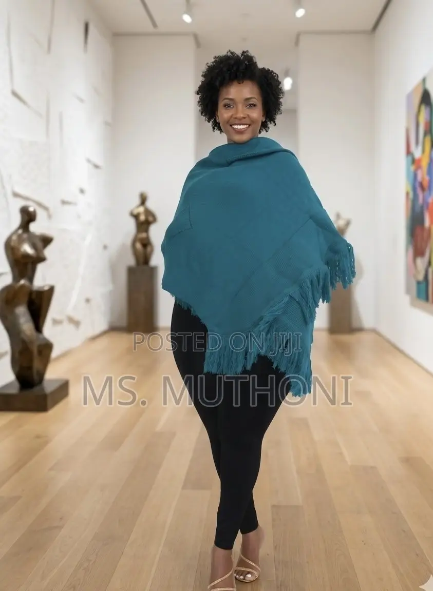 Ladies Free Size Knitwear Warm Shawls