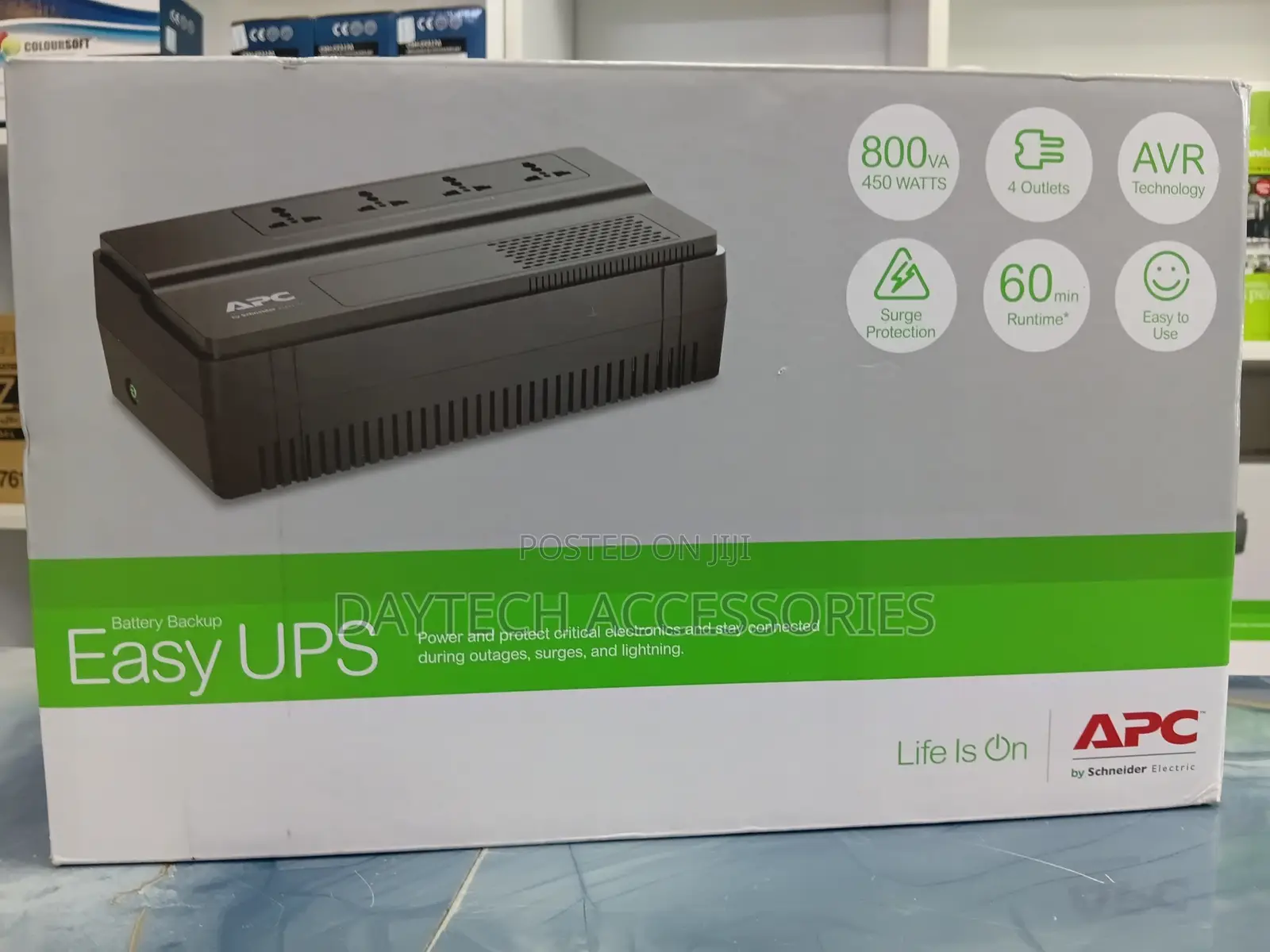 APC Easy Ups Bv 800va Avr Universal Outlet 230v Bv800i-MSX