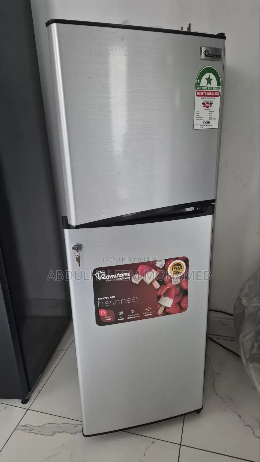 Ramtons 2 Door Fridge RF/203
