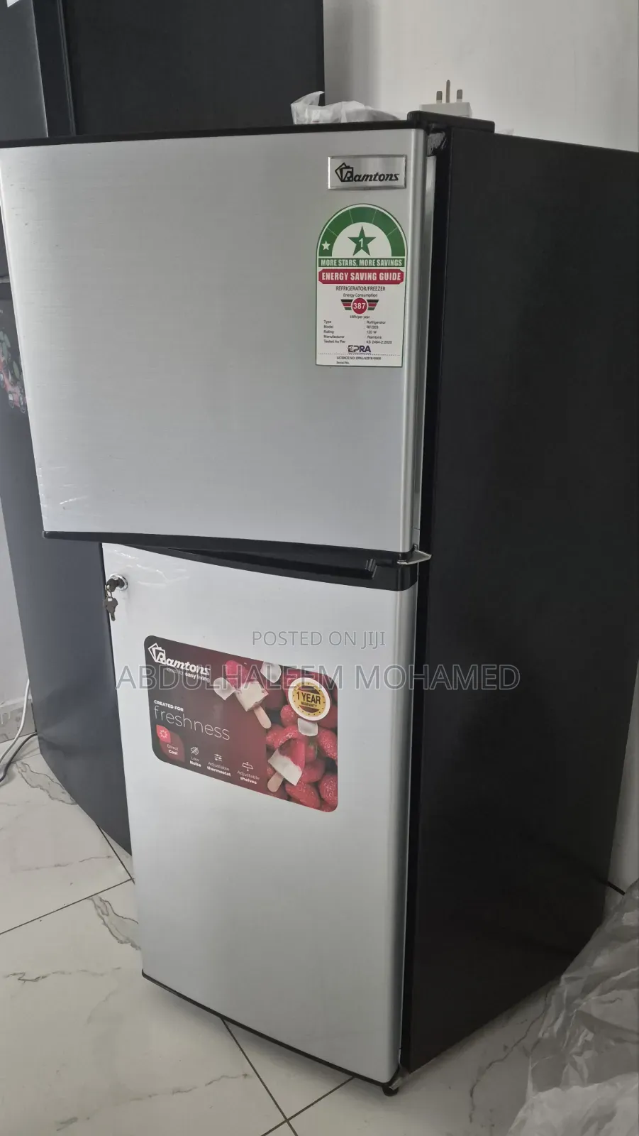 Ramtons 2 Door Fridge RF/203