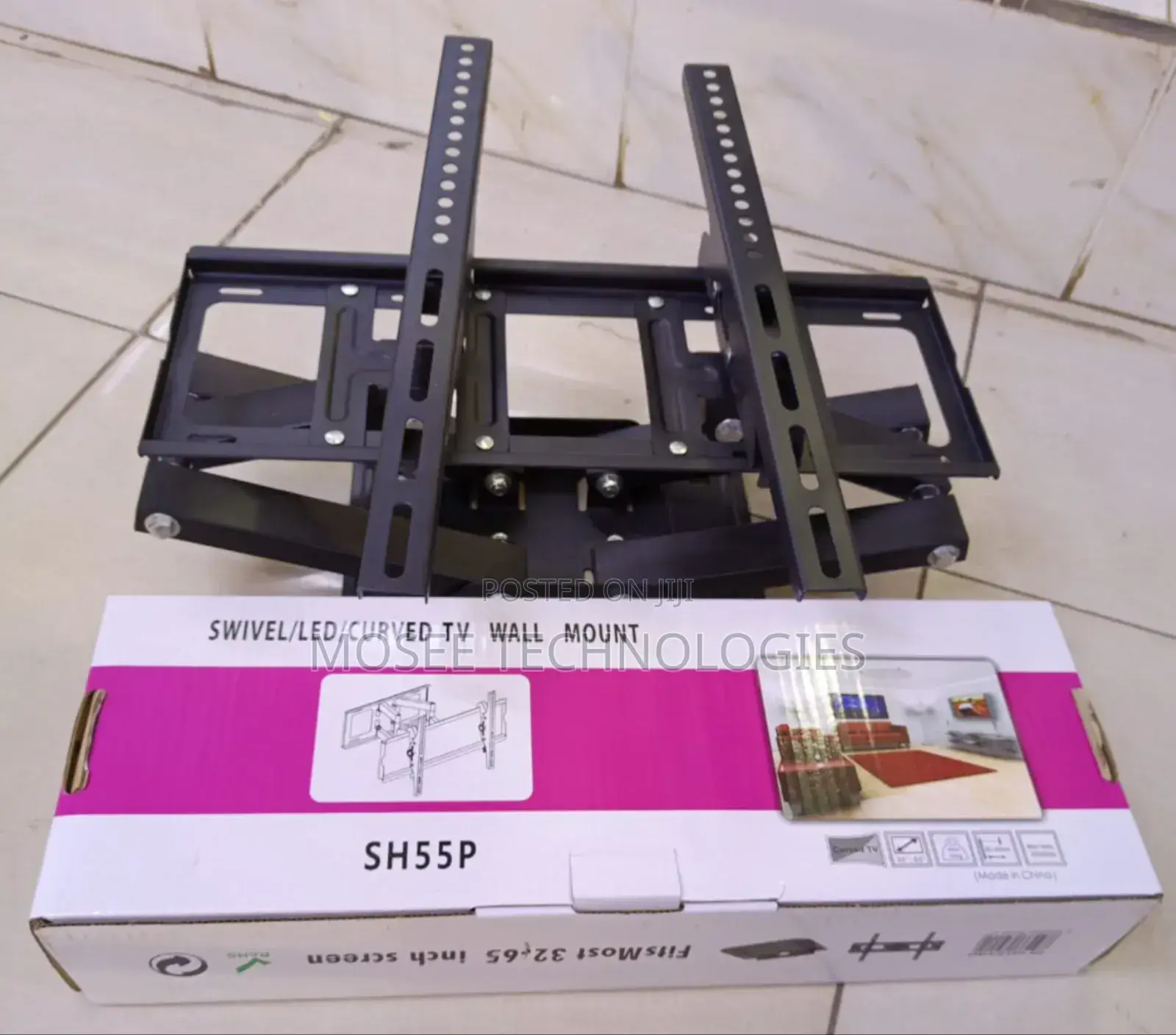 SH55P Full Motion Double-Arm TV Wall Bracket 32–65"