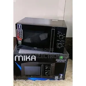 Black 20 Litres Mika Manual Microwave