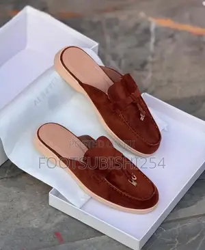 *Suede Loro Piana Mules