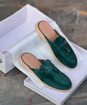 *Suede Loro Piana Mules