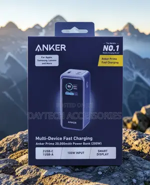 Anker Prime 20000mAh Power Bank (200W) – A – Black
