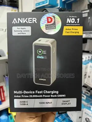Anker Prime Power Bank 200W - Black