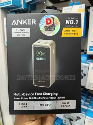 Anker Prime Power Bank 200W - Black