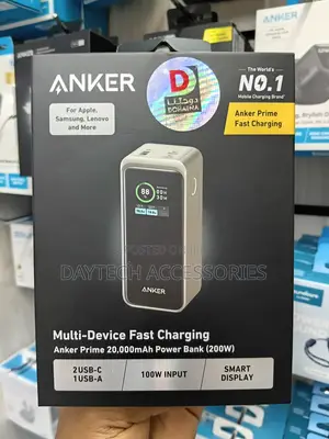 Anker Prime Power Bank 200W - Black