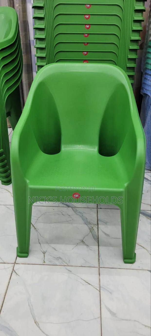Green Plastic Chair, Kifaru Easy Chairs - main view