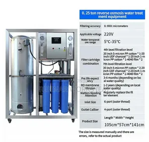 Factory Staff Drinking Water RO Purifier 250 LPH