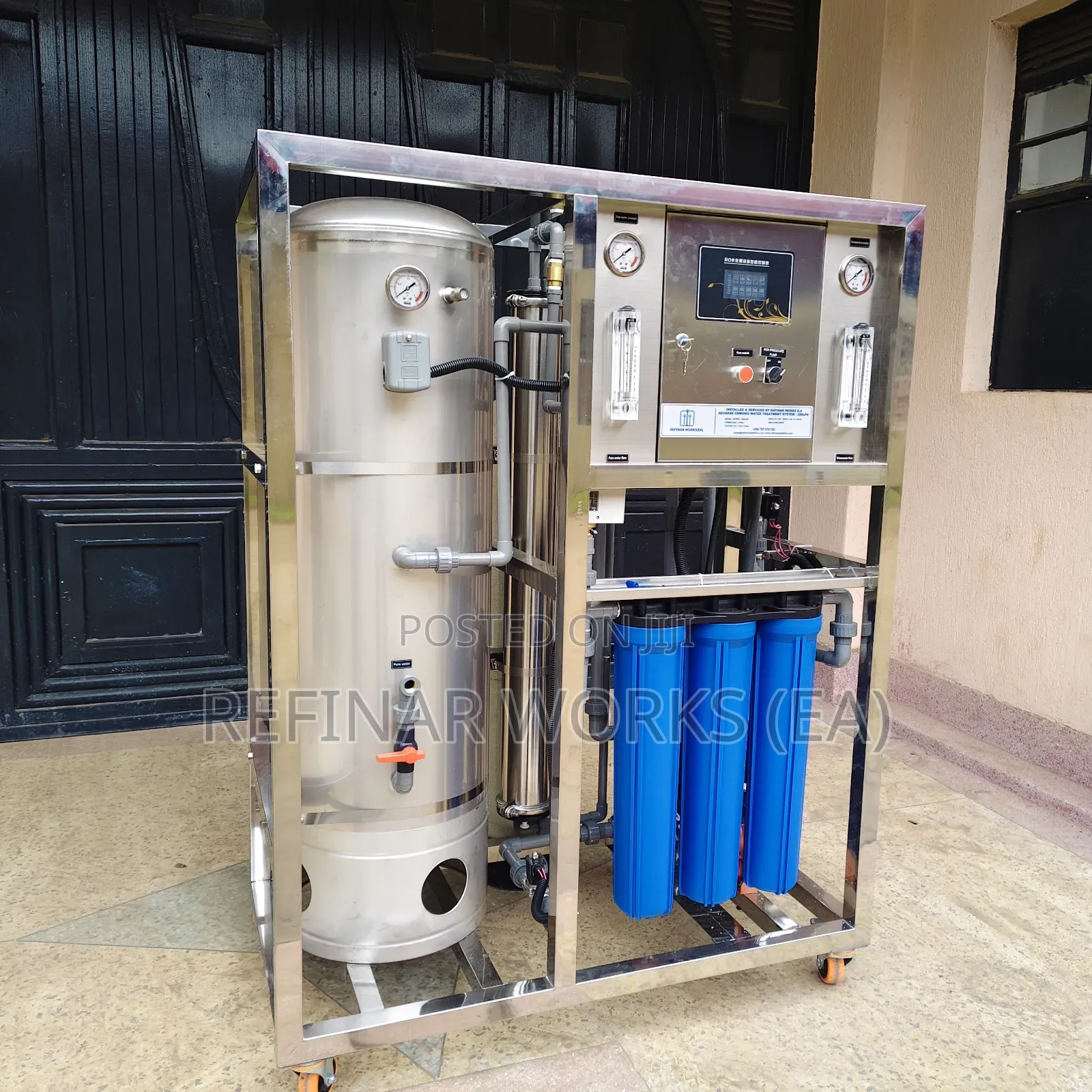 Factory Staff Drinking Water RO Purifier 250 LPH