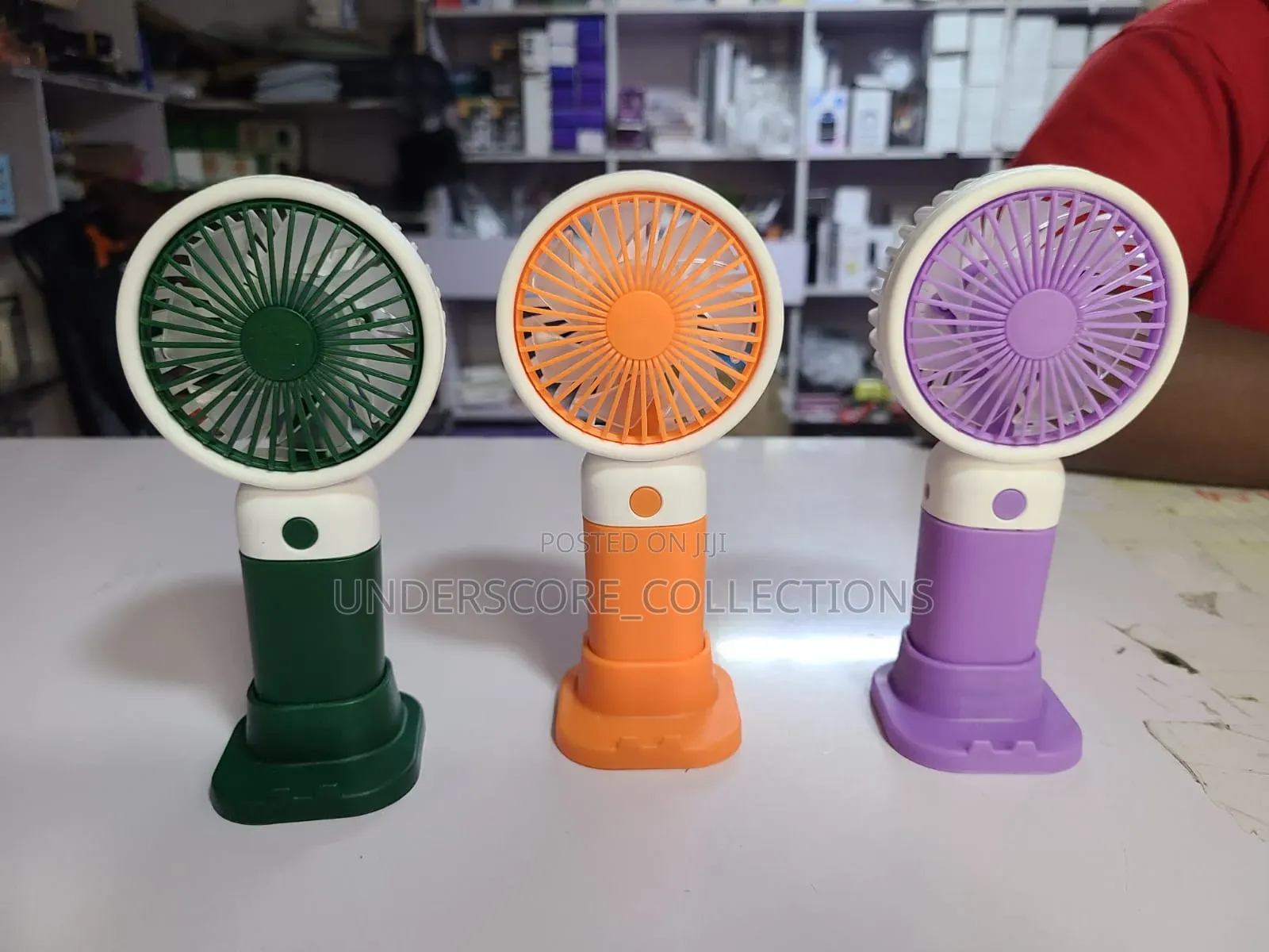 Portable Cartoon Fruit Mini Handheld Fan With USB Charging Cable