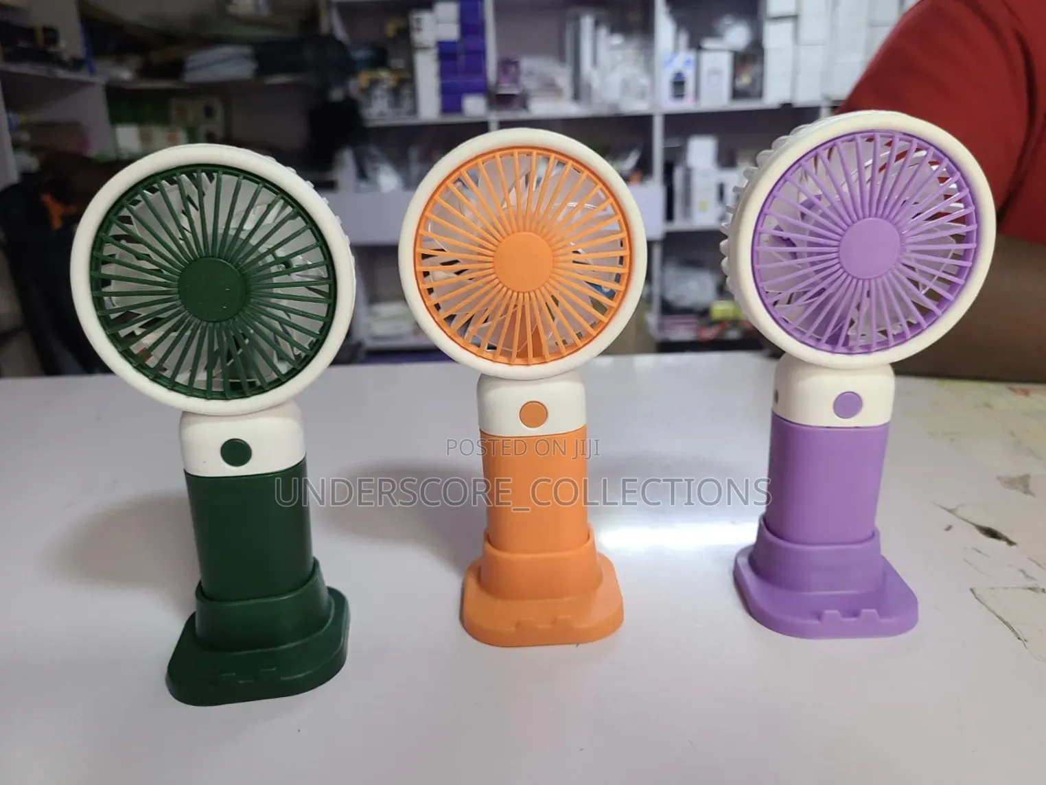 Portable Cartoon Fruit Mini Handheld Fan With USB Charging Cable