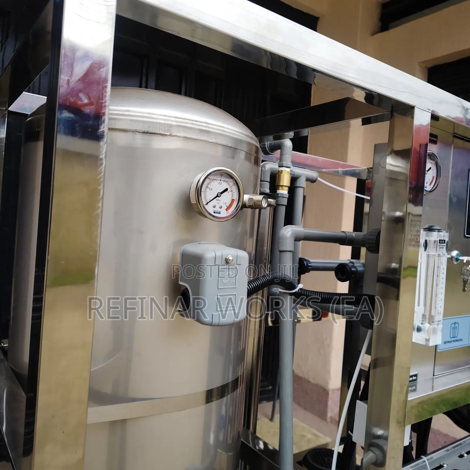 250 Litres Per Hour Industrial RO Water Treatment Machine