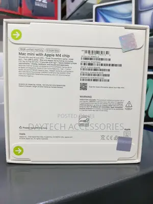 New Desktop Computer Apple Mac Mini M4 16GB Apple M4 SSD 512GB