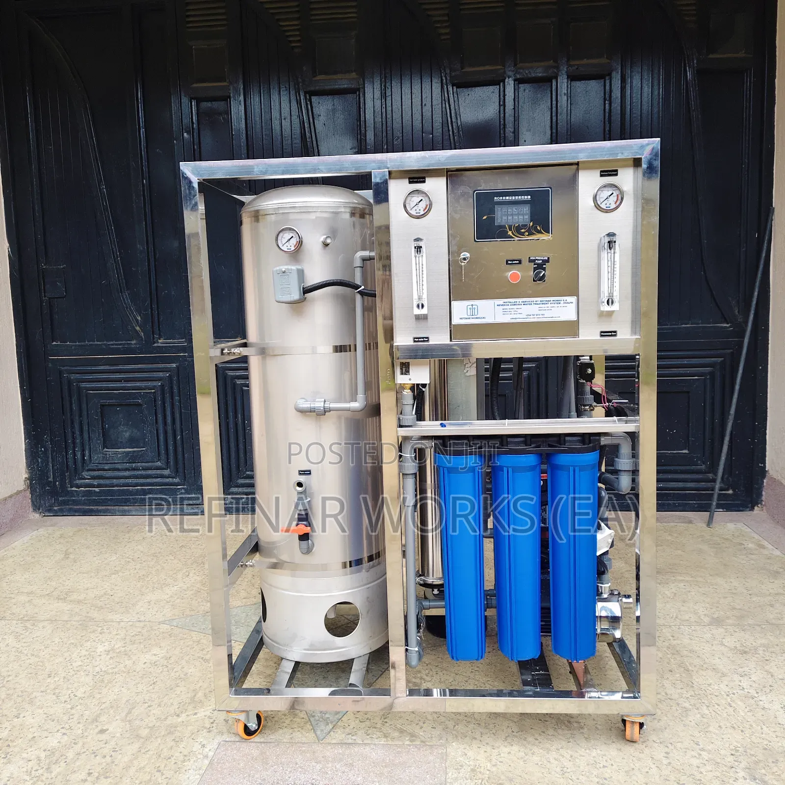 High-Capacity Staff Drinking Water Purification System