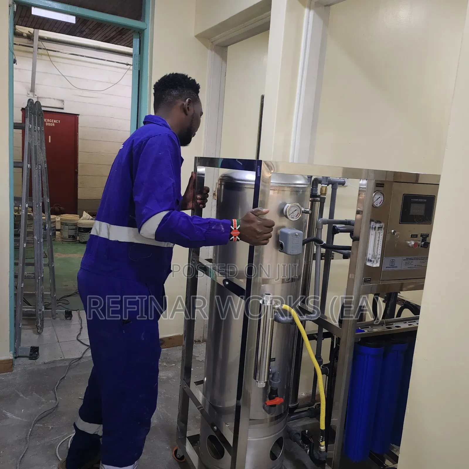 High-Capacity Staff Drinking Water Purification System