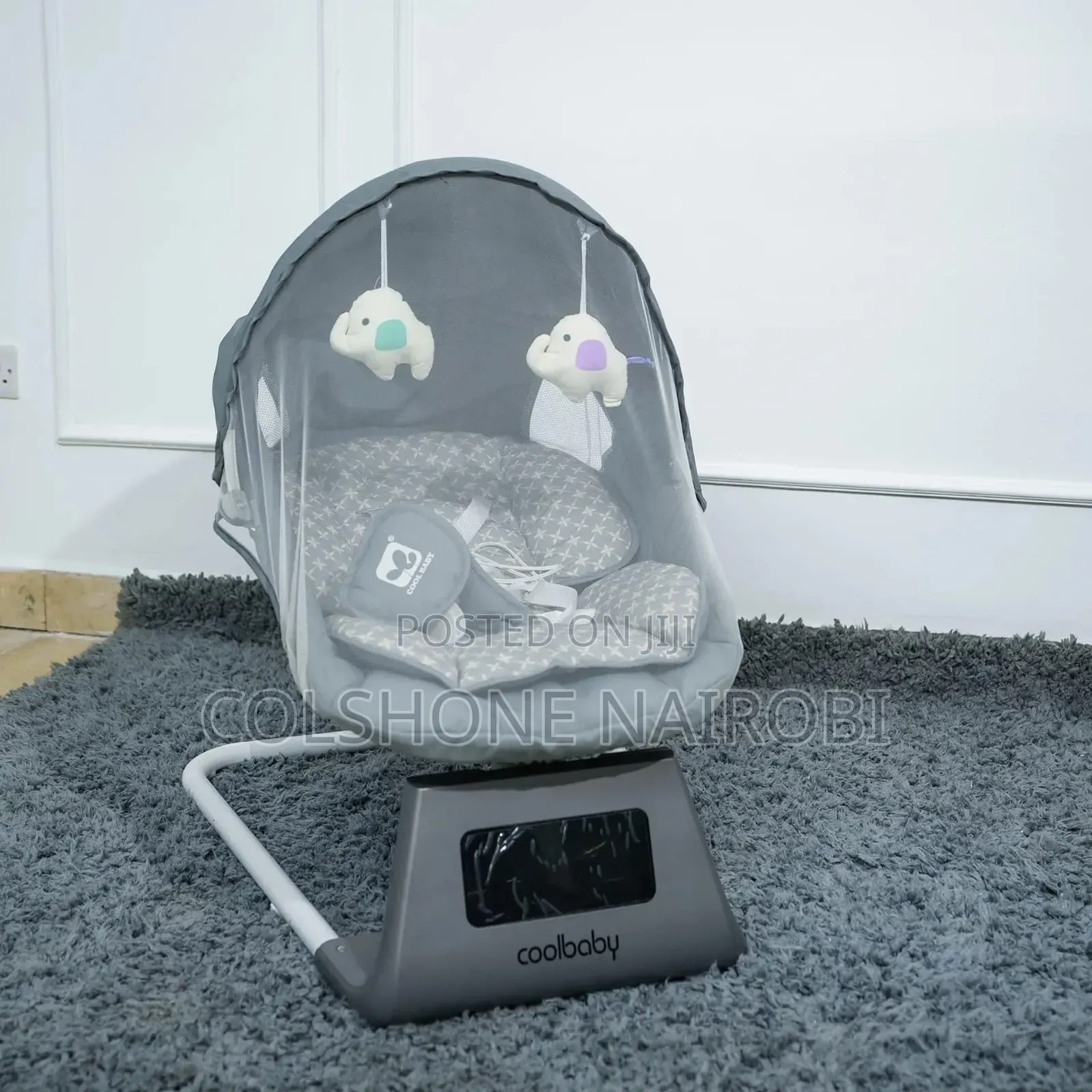 Coolbaby Electric Portable Baby Swing Rocker With Mosquito Net