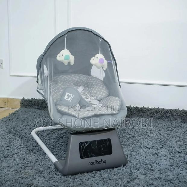Coolbaby Electric Portable Baby Swing Rocker With Mosquito Net