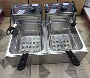 Macro Double Electric Deep Fryer -12 Litres
