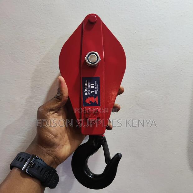 Pulley Cable System Hoist 0.5T 1 Tonne Lift Hook Snatch Block Hanger