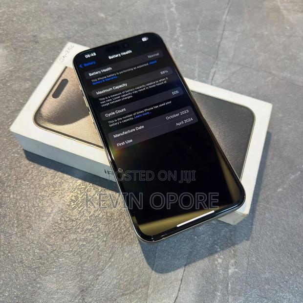 Apple iPhone 15 Pro Max 512 GB Silver - thumbnail 3
