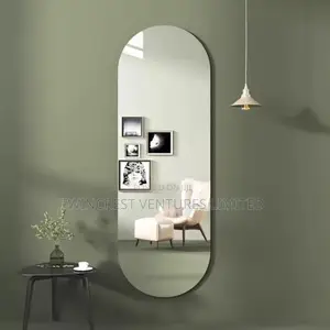 120by40Oval Flexible Unbreakable Acrylic Mirror