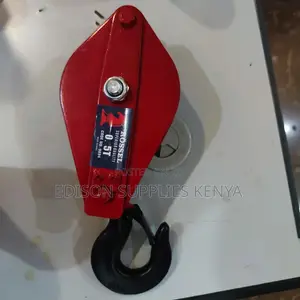 Pulley Cable System Hoist 0.5T 1 Tonne Lift Hook Snatch Block Hanger