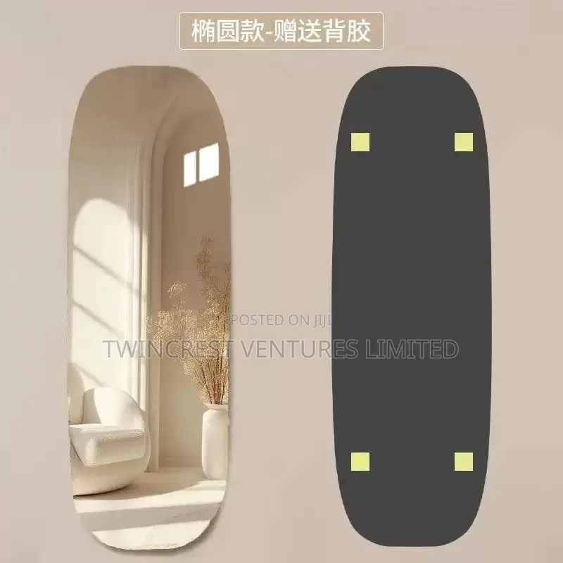 Flexible Capsule Shaped Acrylic Mirror