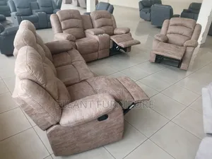 High-Comfort Luxury 6-Seater Recliner Sofa