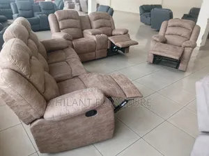 High-Comfort Luxury 6-Seater Recliner Sofa