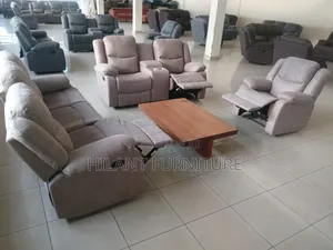 Stylish Elegant Six-Seater Reclining Sofa