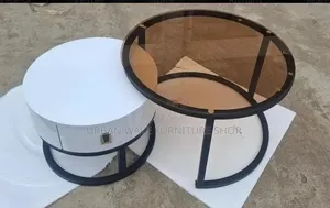 Round 2 in 1 Glass Coffee Tables