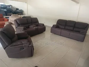 Royal Soft Fabric Recliner Sofa Set